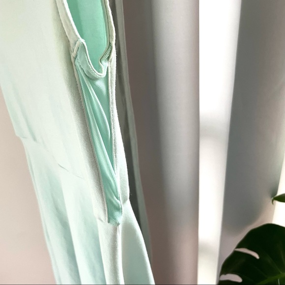 ARITZIA | Talula Mini Dress | Mesh Peekaboo Sides | Baby Blue | Size XS - Picture 4 of 6